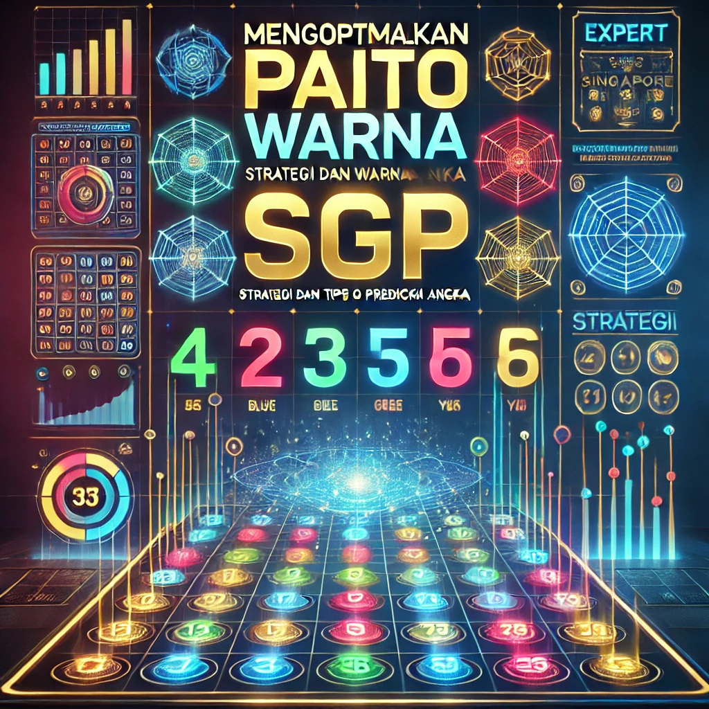 Mengoptimalkan Paito Warna SGP Strategi dan Tips untuk Prediksi Angka