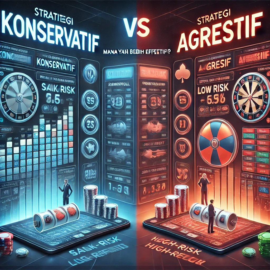 Strategi Taruhan Konservatif vs. Agresif di Slot4D Mana yang Lebih Efektif